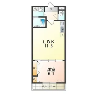 楠弥の里【2階】の間取り