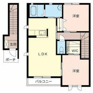 AKANE【0201号室】の間取り