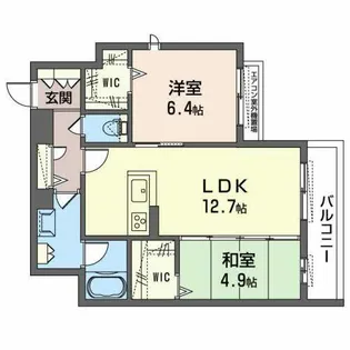 シャーメゾン ティファヴィヴァン【0303号室】の間取り