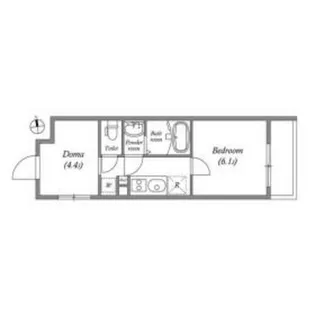 STANDZ金閣寺前【2階】の間取り