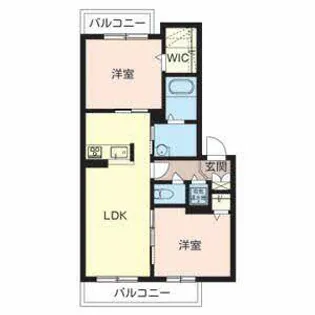 シャーメゾン弥生【0302号室】の間取り