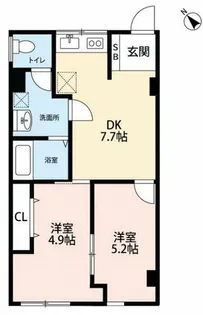 パラシオ美合【501号室】の間取り
