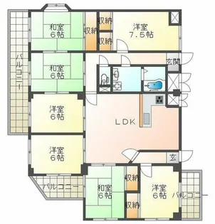 マノワールINO【4階】の間取り