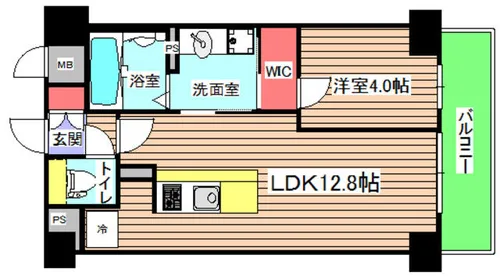EL-Sia Umekita【4階】の間取り