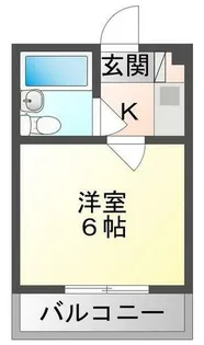 ロータリー門真【7階】の間取り