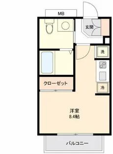 ライブコート丸の内【4階】の間取り