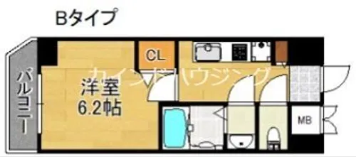 K-FRONT【8階】の間取り