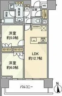 オープンレジデンシア金山マークス【8階】の間取り