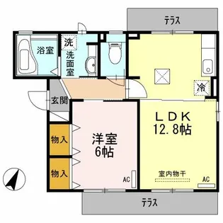 サフィニアガーデン【1階】の間取り