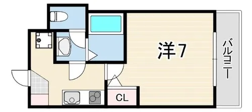 AILE神戸西【2階】の間取り