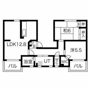 ファティリティ稲沢2号棟【2階】の間取り