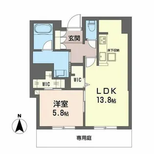 パルコートII【1階】の間取り