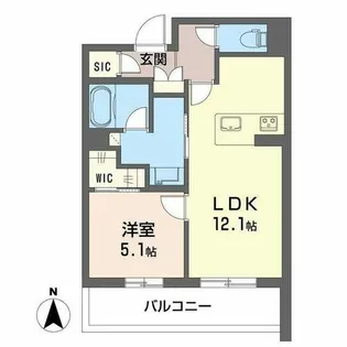 パルコートII【0302号室】の間取り