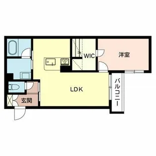 ミラージュ清水【0202号室】の間取り