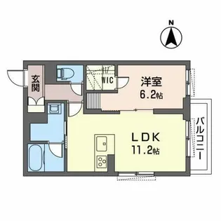 SHAMAISON PLUM BLOSSOM【0303号室】の間取り