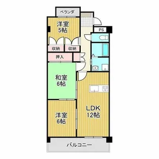エトワールつかさ【1階】の間取り