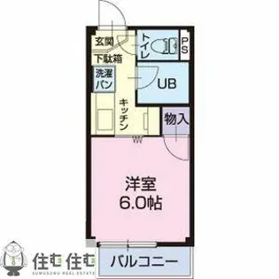 Surplus One 苗座【1階】の間取り