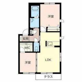 シャーメゾン楽音寺【1階】の間取り