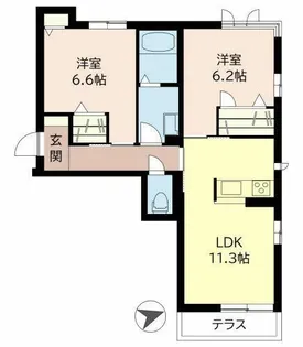 Baan Mukonoso【0101号室】の間取り