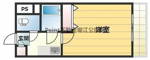 パライッソKOBE【4階】の間取り