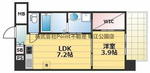 Laule’a姫島【7階】の間取り