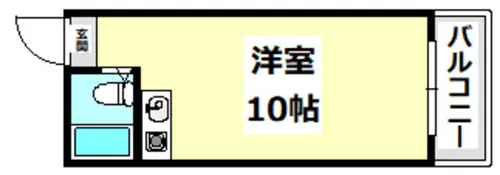 ハイツテラウラ【3階】の間取り