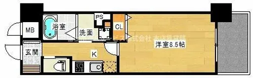 ふぁみーゆアビコⅩ【502号室】の間取り