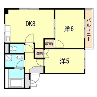 カサマローネ【2階】の間取り