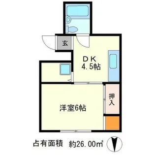 サン・グリーン【4階】の間取り