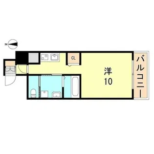 S-FORT神戸神楽町【9階】の間取り