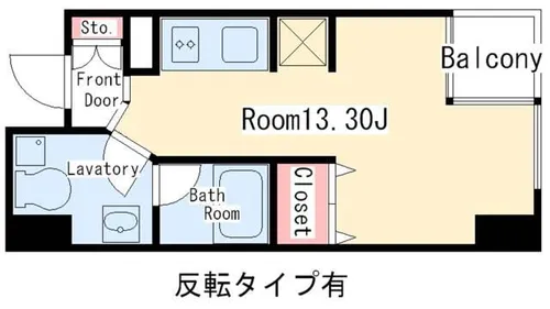 グラン・アベニュー 栄【424号室】の間取り