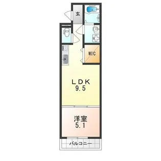 フジパレス杉本町Ⅴ番館【3階】の間取り
