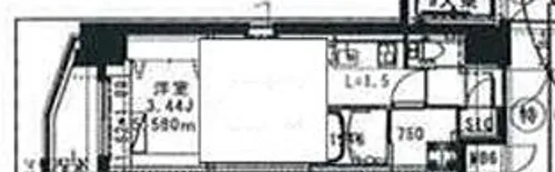 クローバー・グランデ今里【9階】の間取り
