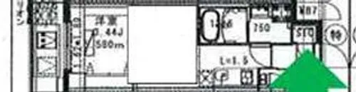 クローバー・グランデ今里【4階】の間取り