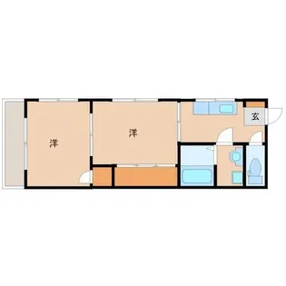 寺井マンション【2階】の間取り
