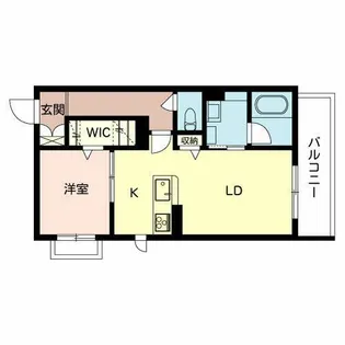 Sha Maison L’oiseau bleu【0201号室】の間取り