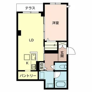 Sha Maison L’oiseau bleu【0102号室】の間取り