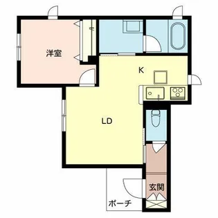 ShaMaison 小阪【0101号室】の間取り
