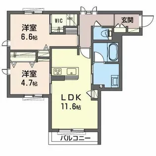 ウエスタンハイツ15【0205号室】の間取り