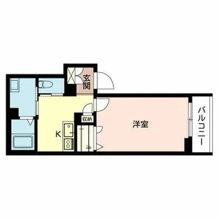 エスポワール大和八木【0202号室】の間取り