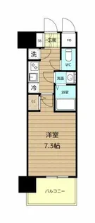 レジュールアッシュ福島キューズ【8階】の間取り