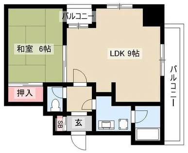 サンコーマンション【806号室】の間取り