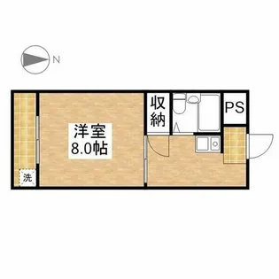 エクセル羽黒【106号室】の間取り