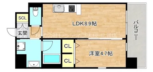 プレジオ布施ASIAN【12階】の間取り