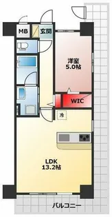 フェンテ・一条【806号室】の間取り