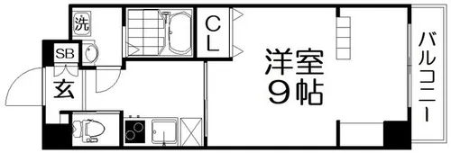 プレシス枚方【2階】の間取り