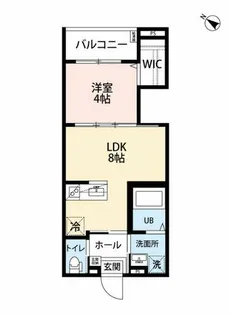 abetina TENJIN【2階】の間取り