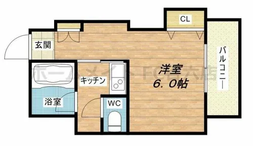 ブランシェ松屋町【3階】の間取り