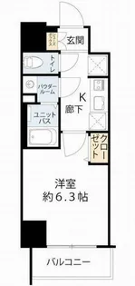 プレサンス四天王寺前夕陽ヶ丘ヴィリード【12階】の間取り