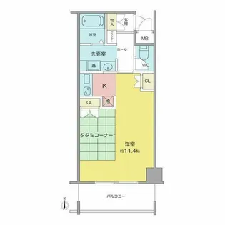 鶴舞ガーデンコート【1202号室】の間取り